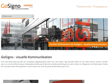 Tablet Screenshot of gosigno.de